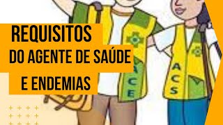 Requisitos para ser Agente de Saúde e Agente de Endemias [upl. by Pillow]