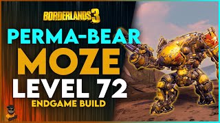 MY NEW BEST LEVEL 72 IRON BEAR MOZE BUILD  PERMABEAR PLUS SAVE FILE  BORDERLANDS 3 [upl. by Lesak]