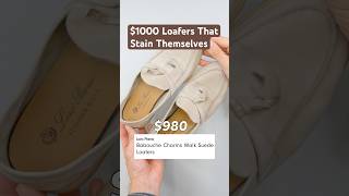 1000 Loro Piana Loafers That Stain Themselved laundry fashion sustainability [upl. by Reviere]