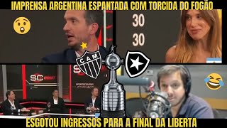 ARGENTINOS EM CHOQUE REAÇÃO DA IMPRENSA  INGRESSOS ESGOTADOS  ARENA MRV INTERDITADA [upl. by Ive]