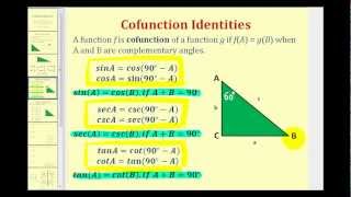 Cofunction Identities [upl. by Yraeg310]