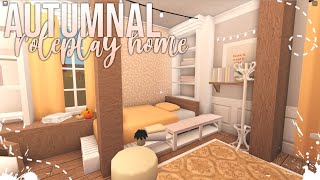 Bloxburg Autumnal Roleplay Home House Build [upl. by Lika]