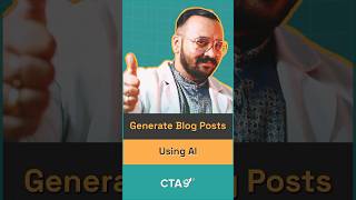 Generating Blog Posts Using AI in HubSpot shorts ytshorts [upl. by Lleinad]