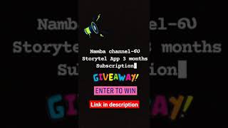 GIVEAWAY 2x Storytel App 3 month Subscription giveway storytel [upl. by Heinrik309]