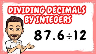 Dividing Decimals by Integers  Dividing Decimals using Short Division [upl. by Ragland]