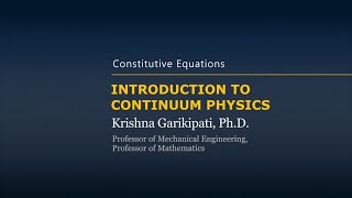 Constitutive Equations — Lesson 2 [upl. by Leuneb]