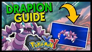 HOW TO GET DRAPION ON POKEMON X AND Y [upl. by Wat]