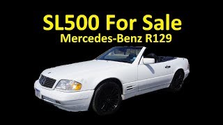 1998 Mercedes Benz SL500 Roadster  1 Owner Interior Review Video [upl. by Bridges]