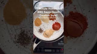 Making homemade BBQ sauce mustard base [upl. by Fisuoy]