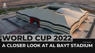 FIFA World Cup Qatar 2022 A closer look at Al Bayt Stadium [upl. by Cutty701]