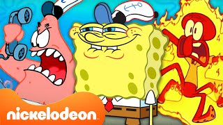 Bob Esponja  55 MINUTOS de Momentos Clássicos do Bob Esponja 🧽  Nickelodeon [upl. by Gibbie]