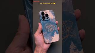 High gloss floral pattern case for iphone 15 pro max short [upl. by Akirdnahs]