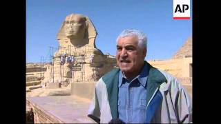 Restoration of Sphinx of Giza begins [upl. by Navert170]