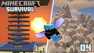 Mob Farm amp Elytra  Minecraft 118 Survival  Episode 4 [upl. by Nahama820]