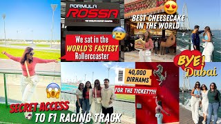 We got SECRET ACCESS to the Most Expensive F1 Racetrack in UAE Ferrari World Vlog TravelWSar [upl. by Jeavons]