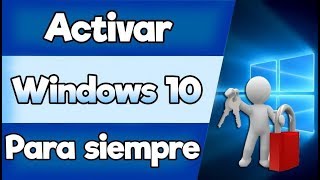 WINDOWS 10 ✅ COMO Activar WINDOWS 10 💾 32 y 64 Bits  Sin programas ni activadores [upl. by Eigger500]