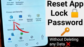 How to Remove app lock without Password How to Open  Unlock System App Lock IF We Forgot Password [upl. by Errick800]