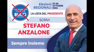 Stefano Anzalone Candidato Consigliere Regionale [upl. by Hacim724]