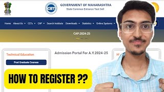 MHT CET CAP Round 2024  Website Started  CAP Round Registration Process  MHT CET 2024 Update [upl. by Rollins776]