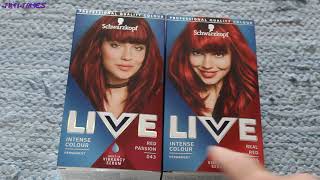 Colouring My Hair  LIVE By Schwarzkopf  Red Passion amp Real Red [upl. by Kappenne608]