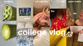 college vlog  studying food grwm amp girls nights [upl. by Euv905]