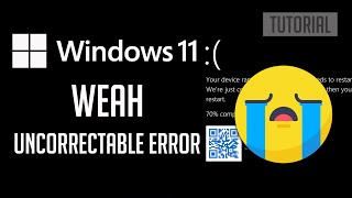 Fix Whea Uncorrectable Error in Windows 1110 Solution [upl. by Rosene725]