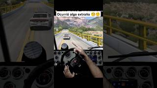 Le ocurrió algo extraño a ese auto 🧐🤨 truck simulator trailer american camion [upl. by Cirenoj]