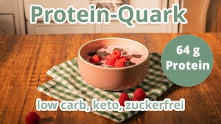 Low Carb Protein Quark Dessert  Proteinreiche Genussmomente garantiert [upl. by Eeuqram]