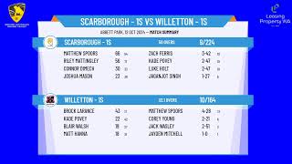 Scarborough  1s v Willetton  1s [upl. by Aerdnat]