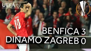 BENFICA 30 DINAMO ZAGREB UEL HIGHLIGHTS [upl. by Miru263]