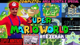 Super MARIO WORLD Jogo Completo ATÉ ZERAR  Full Game  Conheça a Fase Especial e Secreta [upl. by Aisayt928]