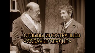 ПЕРЕВЁЛ ОТЗЫВЫ ИНОСТРАНЦЕВ О ФИЛЬМЕ «СОБАЧЬЕ СЕРЦЕ» [upl. by Eelana]