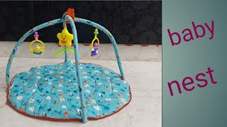 Baby nest how to make baby bed play mat [upl. by Feldstein]