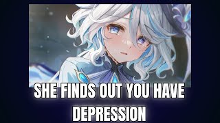 She finds out you have depression  Furina x Listener  Genshin Impact ASMR [upl. by Omidyar]