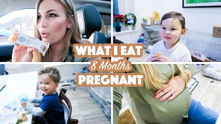 What I Eat  8 Months Pregnant [upl. by Liberati499]