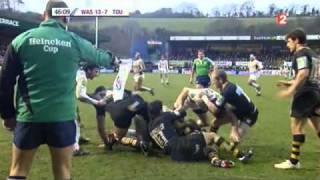 Tries in Europe 2010 2011 day 6 Wasps  Toulouse [upl. by Areek]