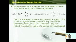 STPM Sem 1  Alevel  Chapter 5  Kinetic Chemistry  04 [upl. by Eelak]