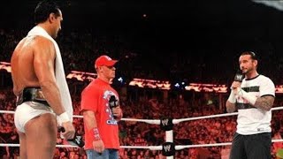 John Cena and CM Punk demand WWE Championship rematches Raw August 22 2011 [upl. by Fairley]