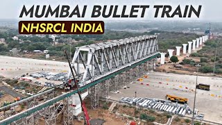 NHSRCL BULLET TRAIN CORRIDOR MUMBAI  मुंबई अहमदाबाद बुलेट ट्रैन अपडेट [upl. by Agiaf]