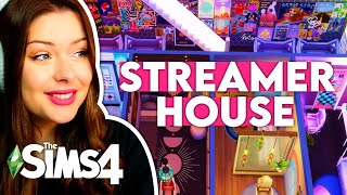 I Tried Building a STREAMING HOUSE in The Sims 4 [upl. by Halford]