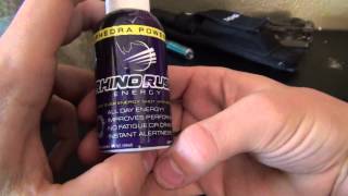 EPHEDRA POWERED  quotRhino Rushquot Energy Shot Review [upl. by Warder208]