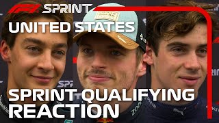 Drivers React After Sprint Qualifying  2024 United States Grand Prix [upl. by Arlie]