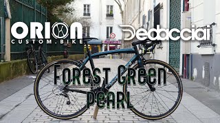 CUSTOM PAINT  Dedacciai Telaio  How to paint a carbon bike with pearl green [upl. by Leribag]