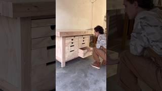 How to Make a Workbench with Plywood and 2x4’s woodworking [upl. by Magnuson612]