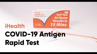 How to use the iHealth COVID19 Antigen Rapid Test [upl. by Egwin]