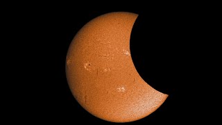 Live Telescope View of Annular Eclipse wSonification  Valley of the Gods UT  101423  8am PDT [upl. by Ynes]