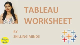 How to create Tableau Worksheet  Tableau Tutorial  Analytics  Office Skills  Data Visualization [upl. by Tesler]