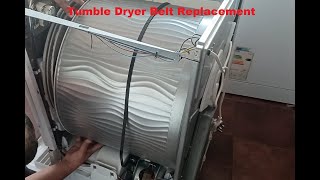 How to Replace a Condenser Tumble Dryer Belt in Hotpoint Indesit or Creda [upl. by Ahsilyt]