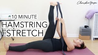 10 Min Yoga Stretch for Hamstring Flexibility  Yoga for Your Legs  ChriskaYoga [upl. by Sigismondo]