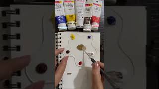 Make different skin tones within seconds 🤩 This trick is my go to art colormixing skintones [upl. by Trinl290]